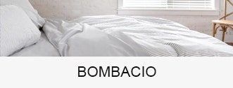 Bombacio collection bed sheet sets, duvet covers, pillow cases, flat sheets, fitted sheets